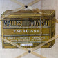 Moynat antique leather travel trunk