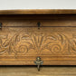 Coat Rack Antique French Carved Oak Wall Mounted 9 Hooks Rack Hanger LOT 6292