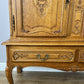 Cabinet Vintage French Louis XVI Oak Display Buffet Carved Sideboard LOT 6316