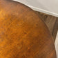 Vintage Round Oak Drop Leaf Dining Table