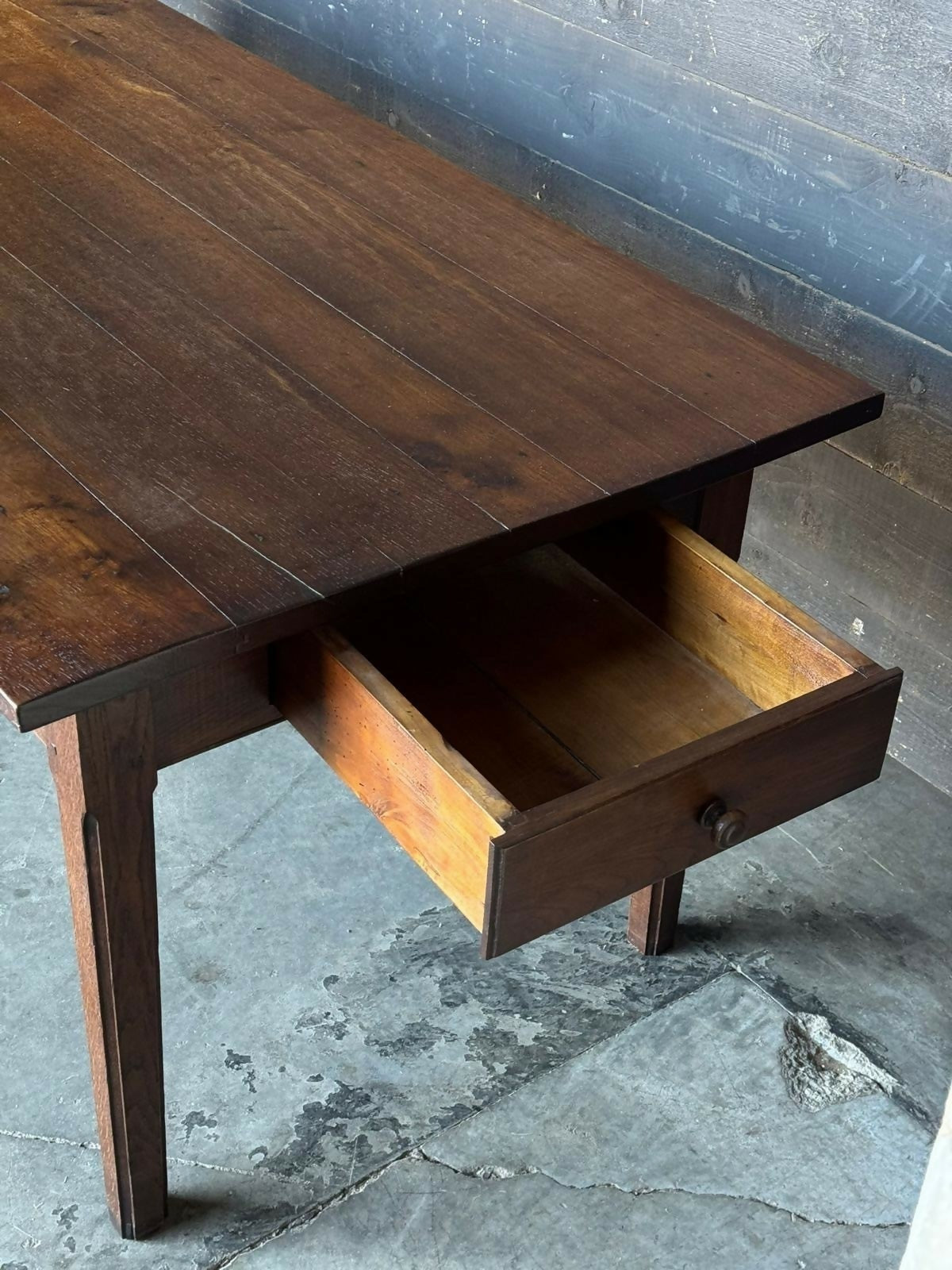 French Oak Normandy Farmhouse Kitchen Dining Table