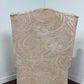 Vintage Style Cream Fabric Wingback Armchair