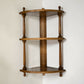 Ercol Hanging Corner Shelving Golden Dawn Finish #1104 EXC FREE UK Delivery