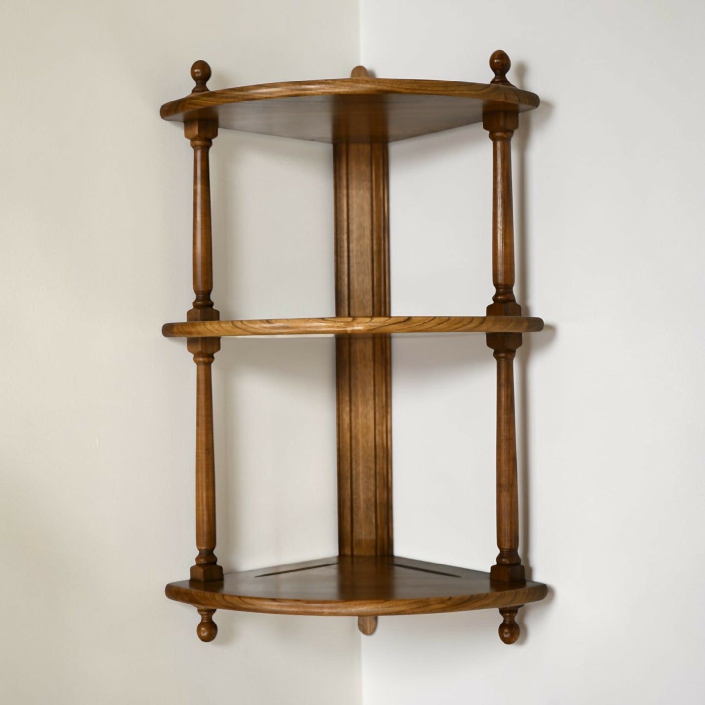 Ercol Hanging Corner Shelving Golden Dawn Finish #1104 EXC FREE UK Delivery