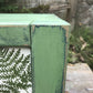 Bedside table painted in Layers of Annie Sloan Chalk paint with decoupaged drawer 2