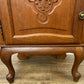 Pair of Bedside Tables Vintage French Louis Oak Nightstands Cabinets LOT 6219