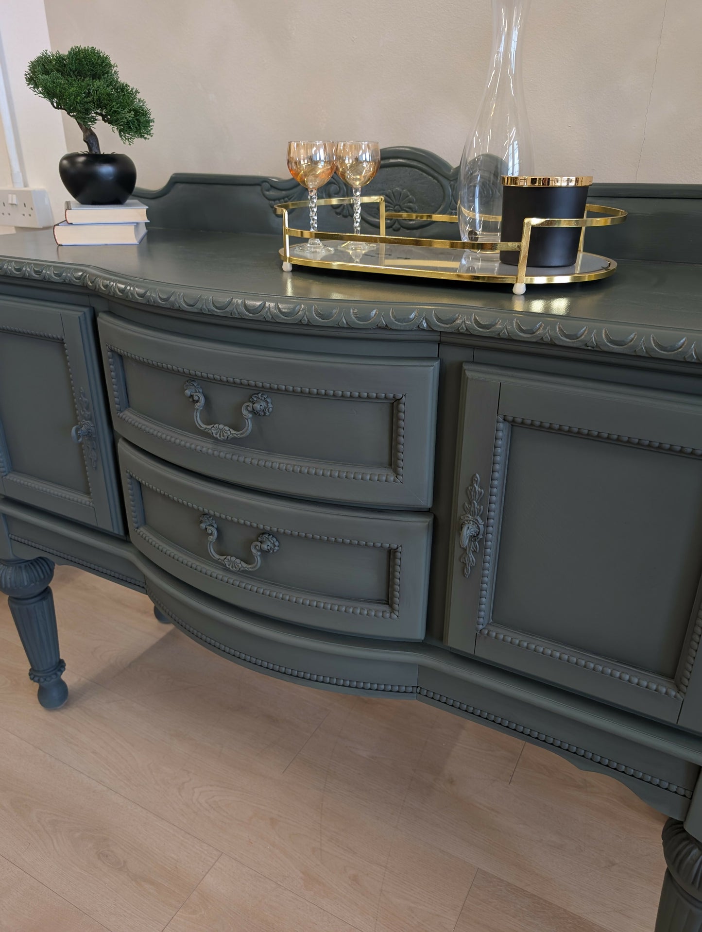 Large Detailed Vintage Sideboard
