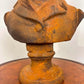 Heavy Cast Iron Bust of Beethoven