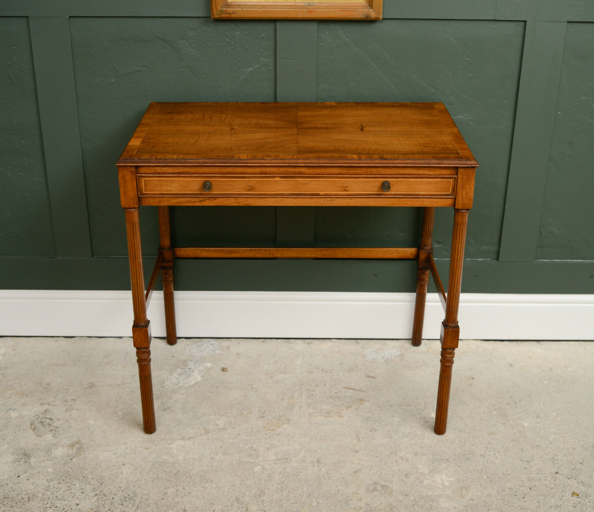 Small Mahogany Writing Desk / Hall Console Table