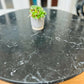 Pair of Cast Iron Tables with Granite Tops