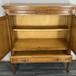 Cabinet Vintage French Louis XVI Style Oak Cupboard Carved Nightstand LOT 24342