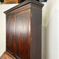 Georgian Mahogany Kneehole Bureau Bookcase