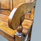 Oak Settle / Oak Hall Seat / Oak Hall Bench