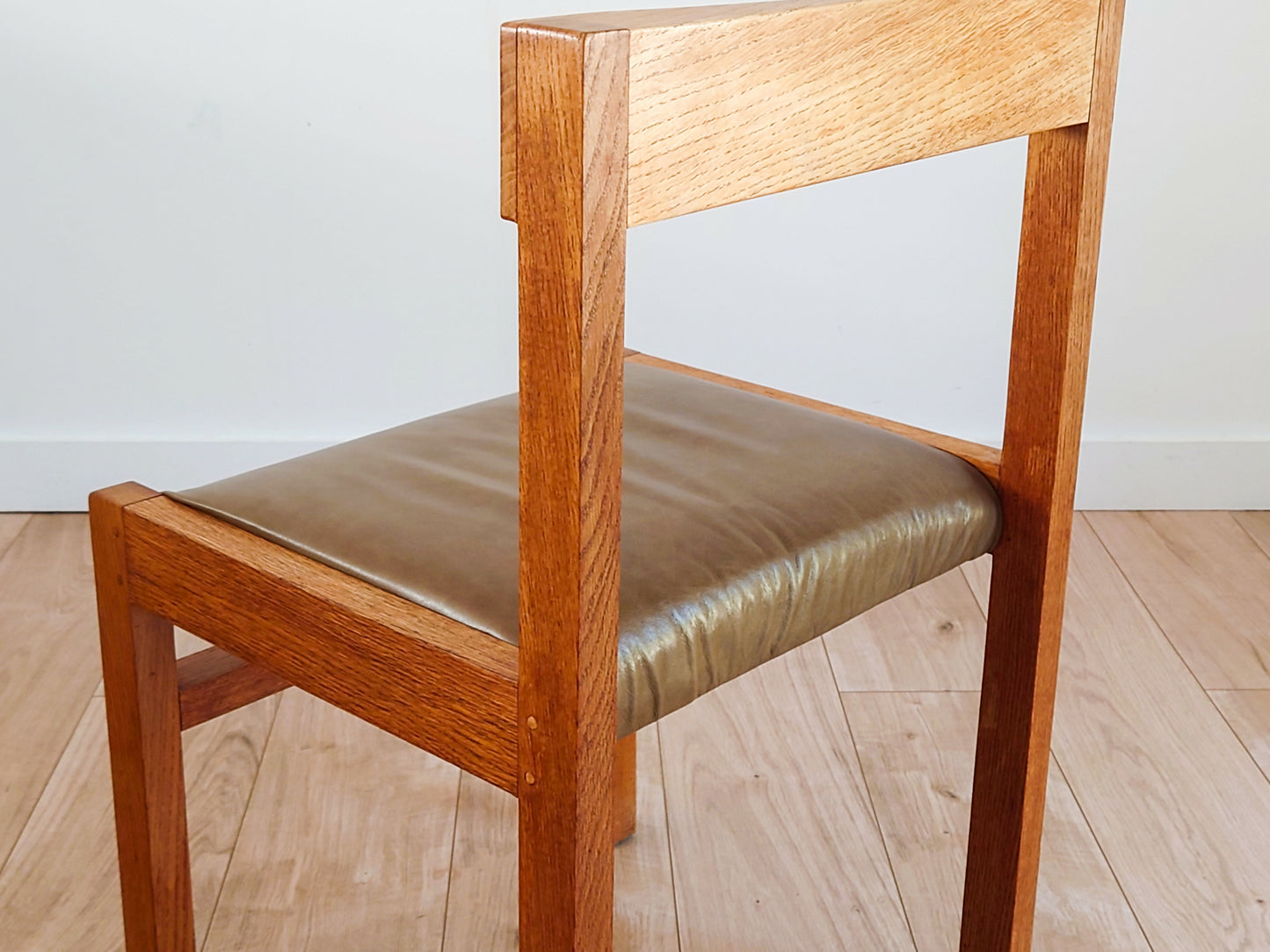 Mid century retro Habitat real leather chair