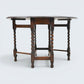 Vintage Oak Drop Leaf Dining Table Barley Twist Gate Leg Vintage FREE Delivery