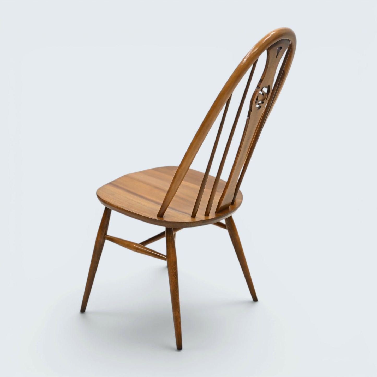 4 Ercol Windsor Swan Bow Back Dining Chairs Golden Dawn EXC FREE UK Delivery *