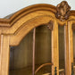 Bookcase Vintage French Louis XVI Oak Display Cabinet Carved Sideboard LOT 6285
