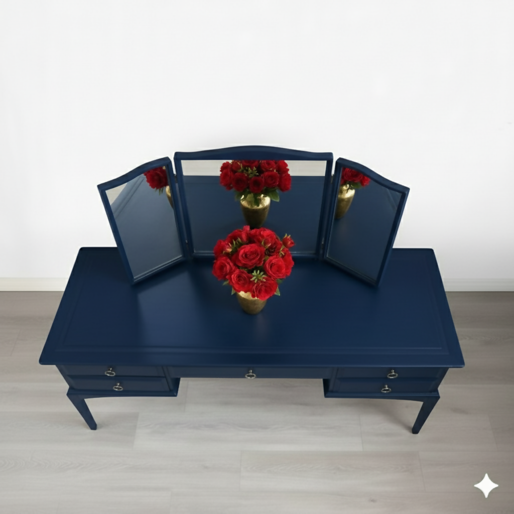 Stag minstrel navy blue dressing table
