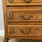 Chest of Drawers Vintage French Louis Oak 3 Drawers Carved Cabinet LOT 6270