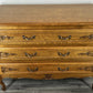 Chest of Drawers Vintage French Louis XVI Oak 3 Drawers Carved Cabinet LOT 4344