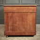 Victorian Walnut & Leather Pedestal Desk