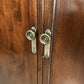 Vintage Mahogany Compactum Wardrobe, 1920s