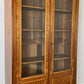 Bookcase Antique French Style Glazed Display Cabinet Walnut Sideboard LOT 6521