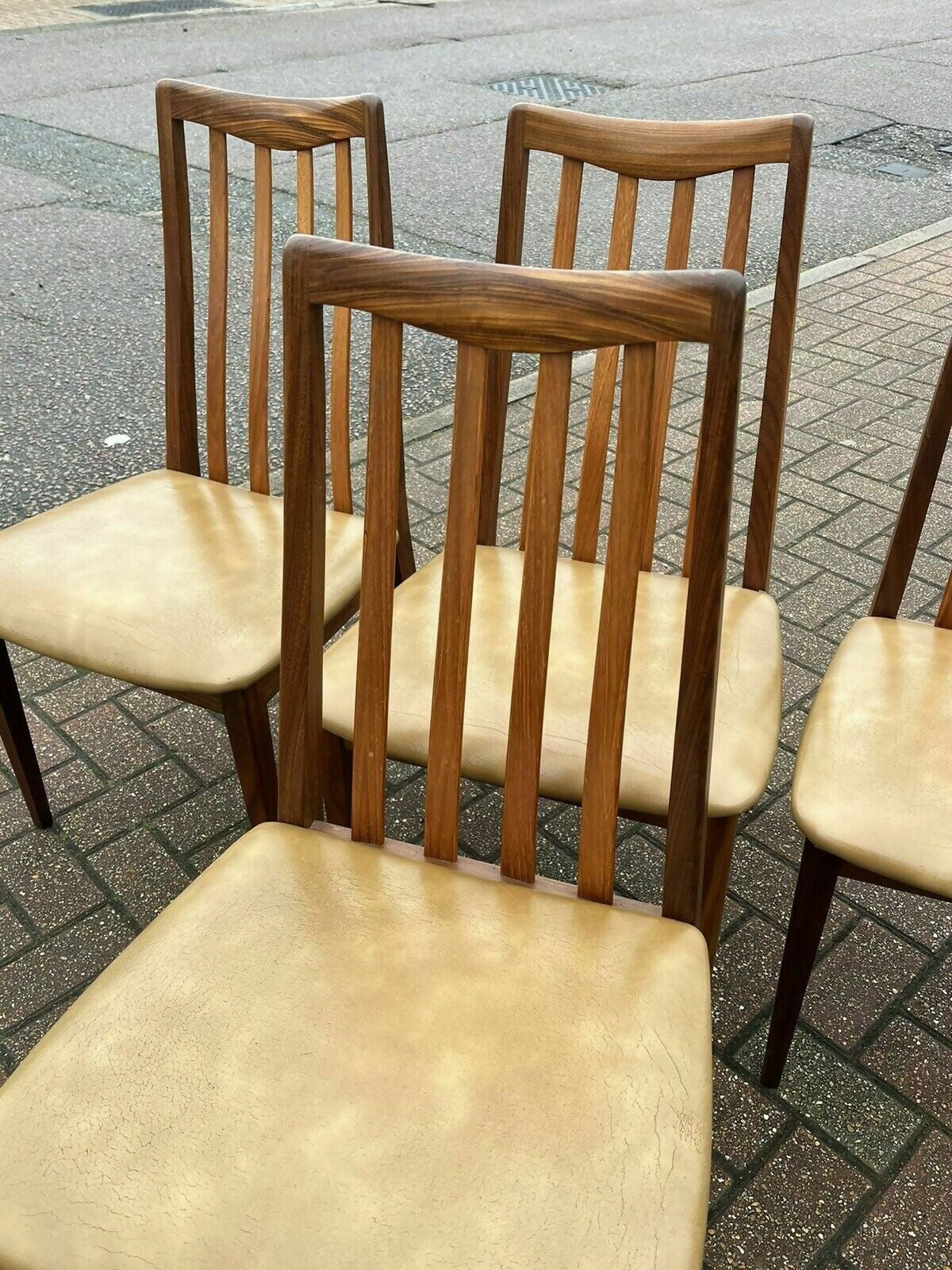 Mid Century G Plan Extending Dining Table & Chairs