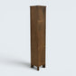 Corner Display Cabinet Carved Cupboard & Open Shelves by Jaycee FREE UK Delivery