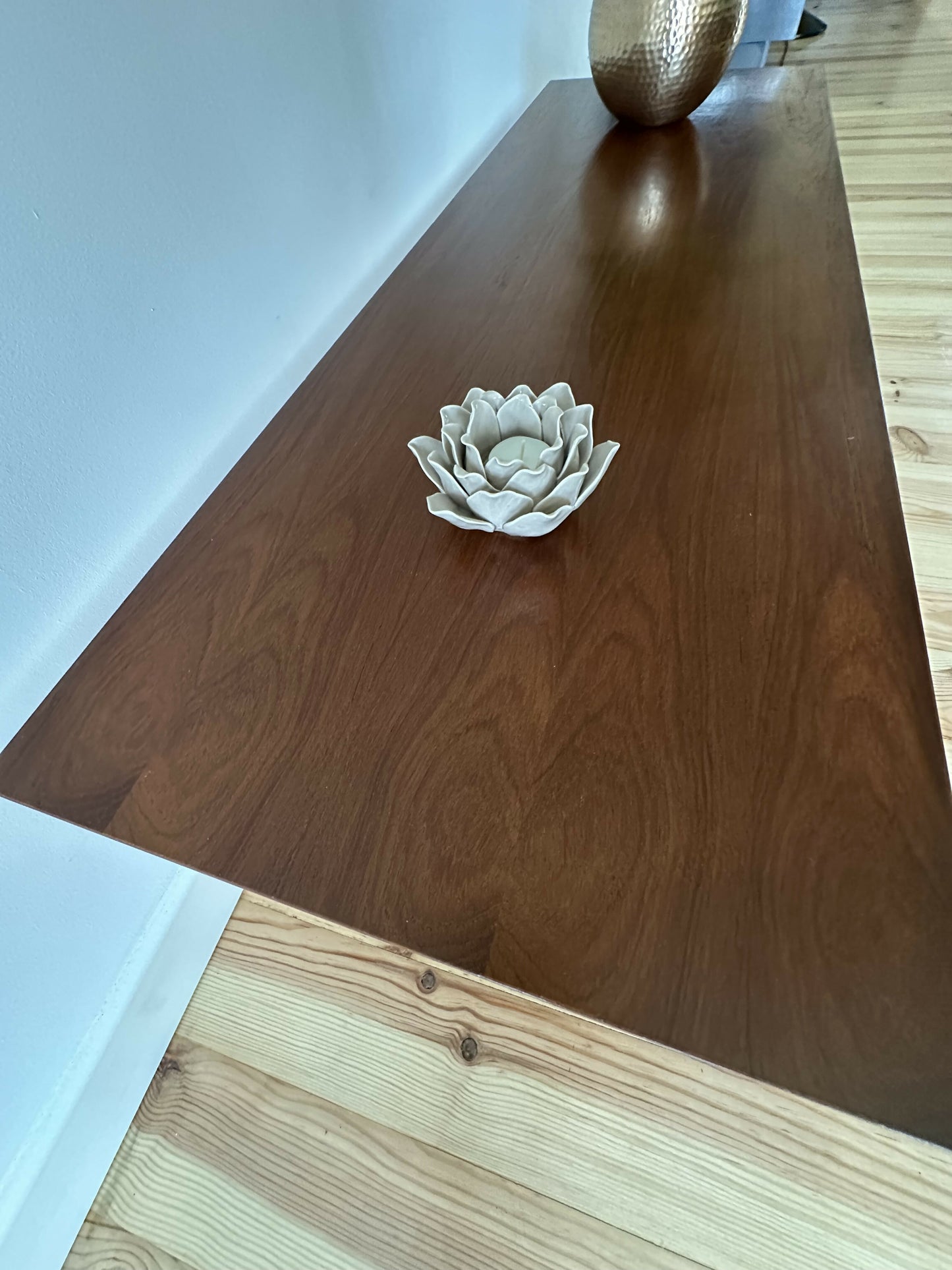 Mid Century Teak Coffee Table 1960's Tapered Legs