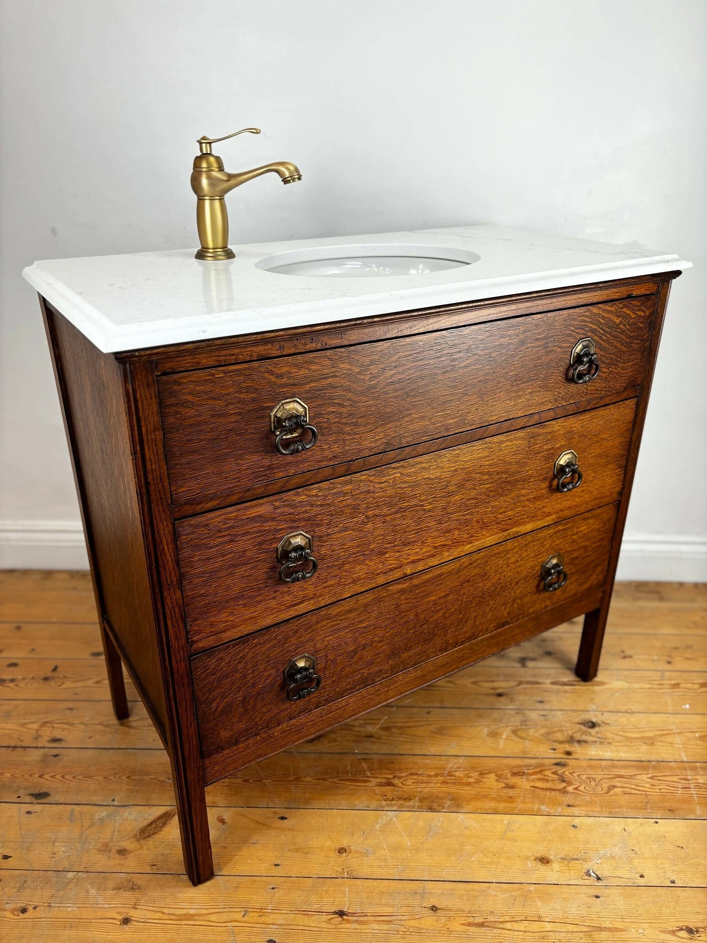 Bathroom Vanity Unit Made to Order Vanity Unit Custom Made Bathroom Furniture Antique Vintage Traditional Bathroom Washstand Basin Unit