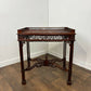 Reproduction Mahogany Chippendale Style Silver Table