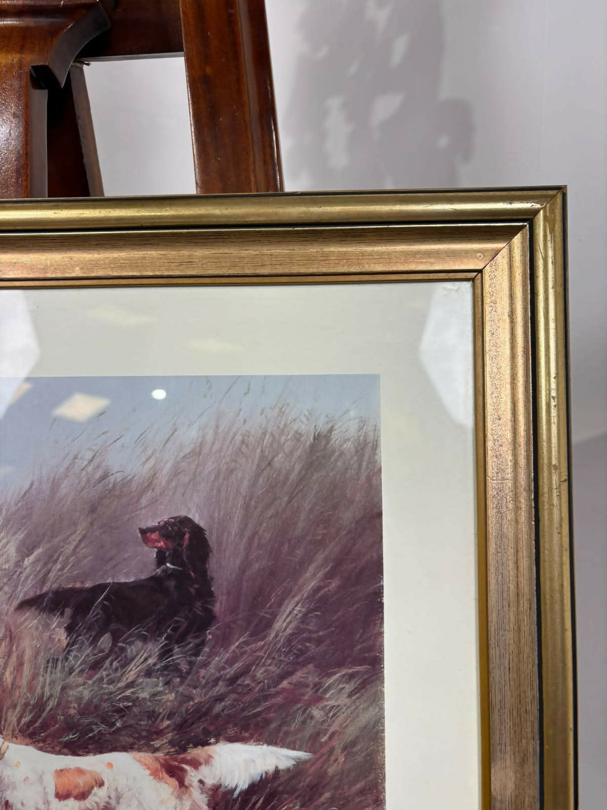 Framed “Hunting Ducks” After Eugène Petit – Country Sporting Print