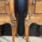 Lovely Pair French Walnut Bedside Cabinets