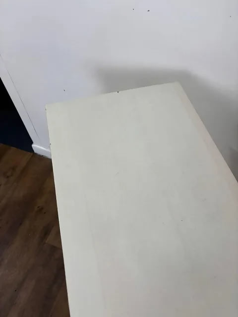 Large Modern White Console Table