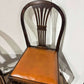 Set of Six Vintage Mahogany Dining Chairs - two of which are carvers.