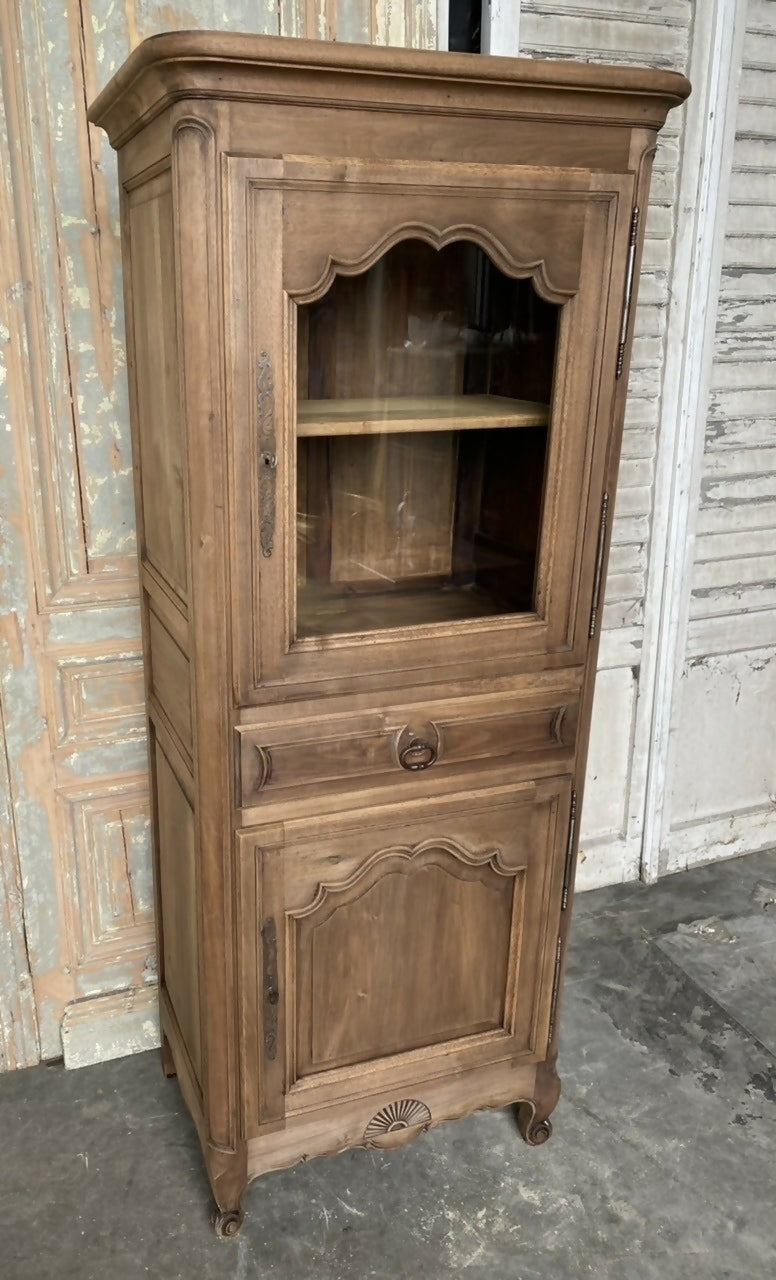 French Single Bleached Armoire