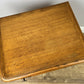 Pair of Bedside Tables Vintage French Louis Oak Nightstands Cabinets LOT 6306