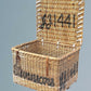 Large Antique Wicker Log Basket