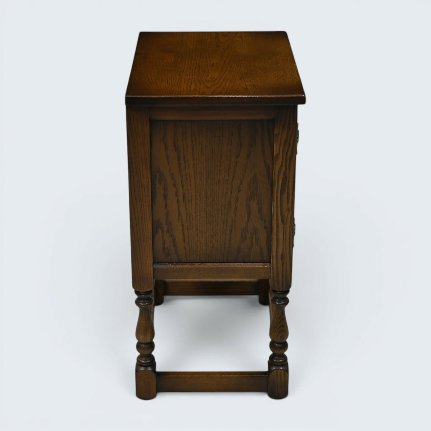 Old Charm Pedestal Cabinet Small Cupboard Bedside Light Oak FREE UK DELIVERY*