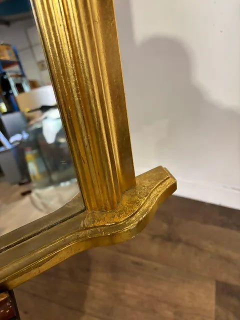 Reproduction Gilt Framed Overmantel Mirror
