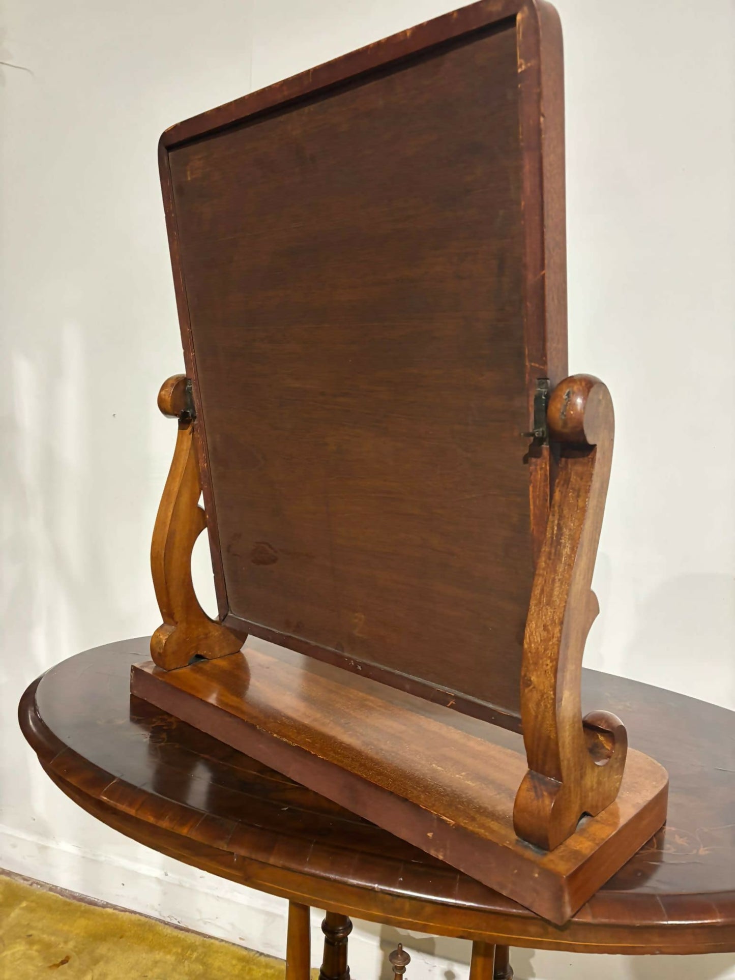 19th Century Mahogany Mirror3