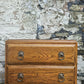 Vintage Chest Of Drawers Four Drawer Oak Cabinet Furniture Tallboy Super Proportions And Detailing