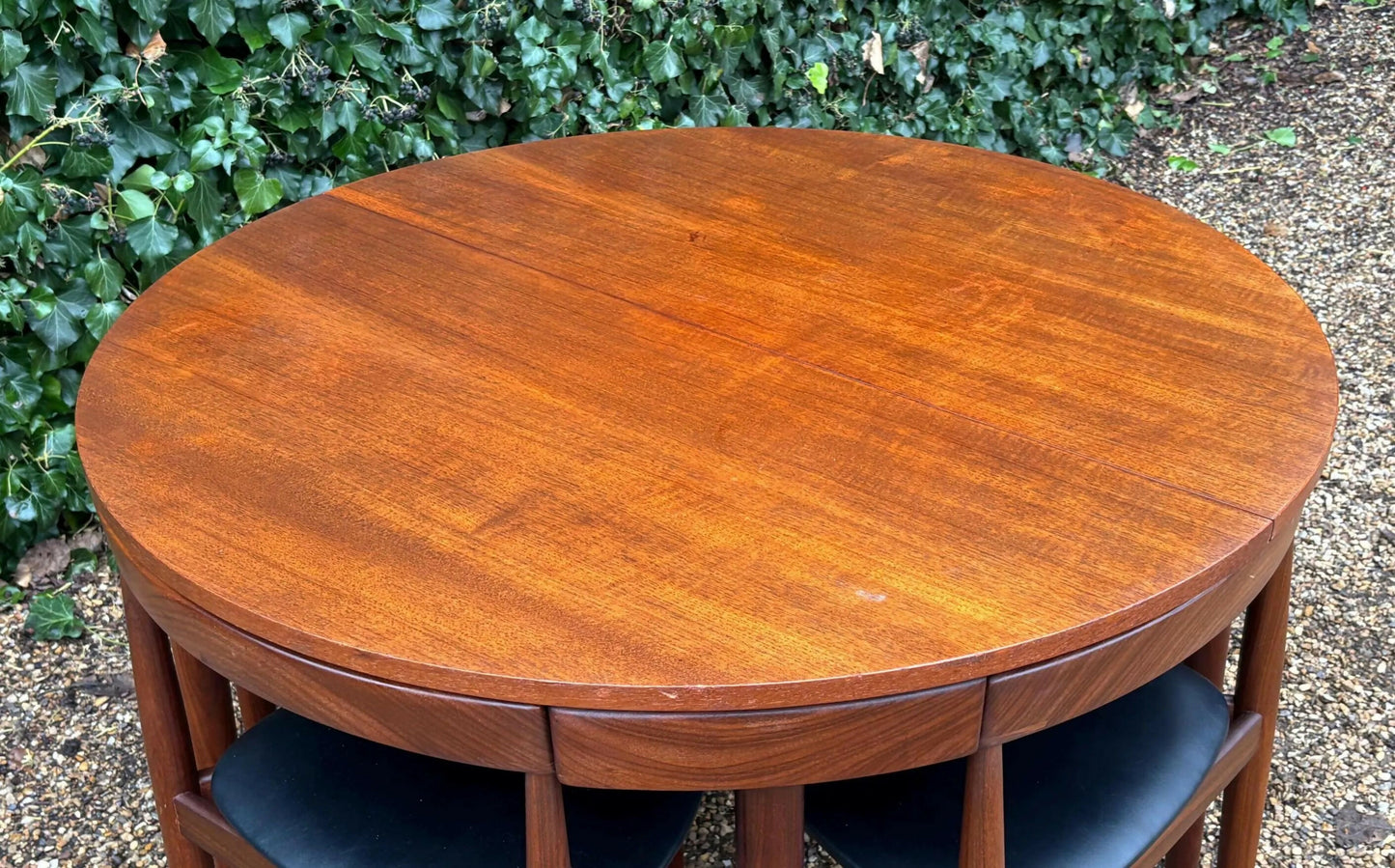 Vintage Extending 'Roundette' Dining Table & Chairs By Hans Olsen For Frem Rojle
