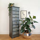 Tall Narrow Vintage Chest of Drawers Urban Industrial Style