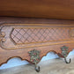 Coat Rack Vintage French Oak Wall Mounted 6 Hooks Carved Rack Hanger LOT 6206