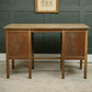Vintage Oak Kneehole Desk - 1940s - Great Patina