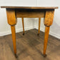 Vintage Stripped Oak Side Table