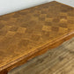 Dining Table Vintage French Style Oak Carved Folding Extendable Table LOT 6355