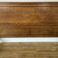 Bed Vintage French Louis XVI Oak King Size Bed Frame Carved Headboard LOT 6383